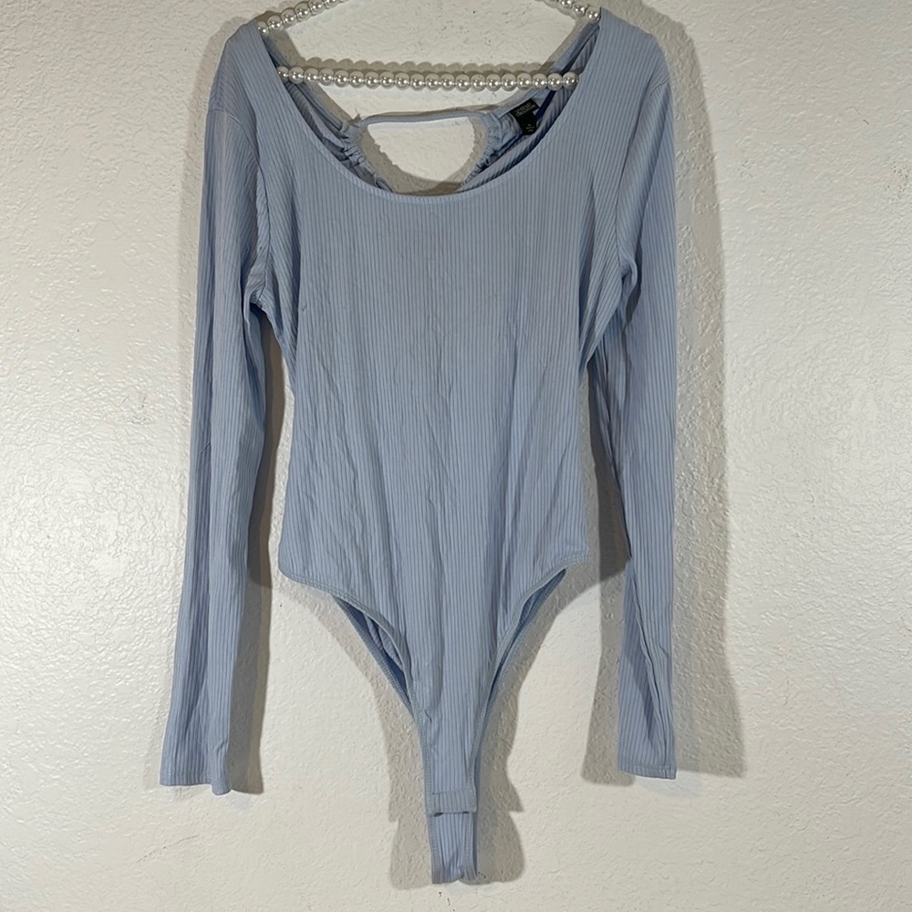 WILD FABLE Open Back Crisscross Back Long Sleeve Bodysuit 
Size XL - Picture 3 of 12